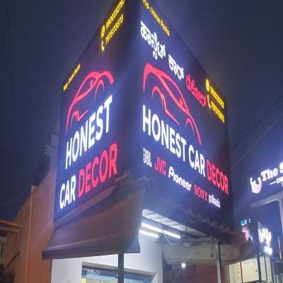 Honest car decor