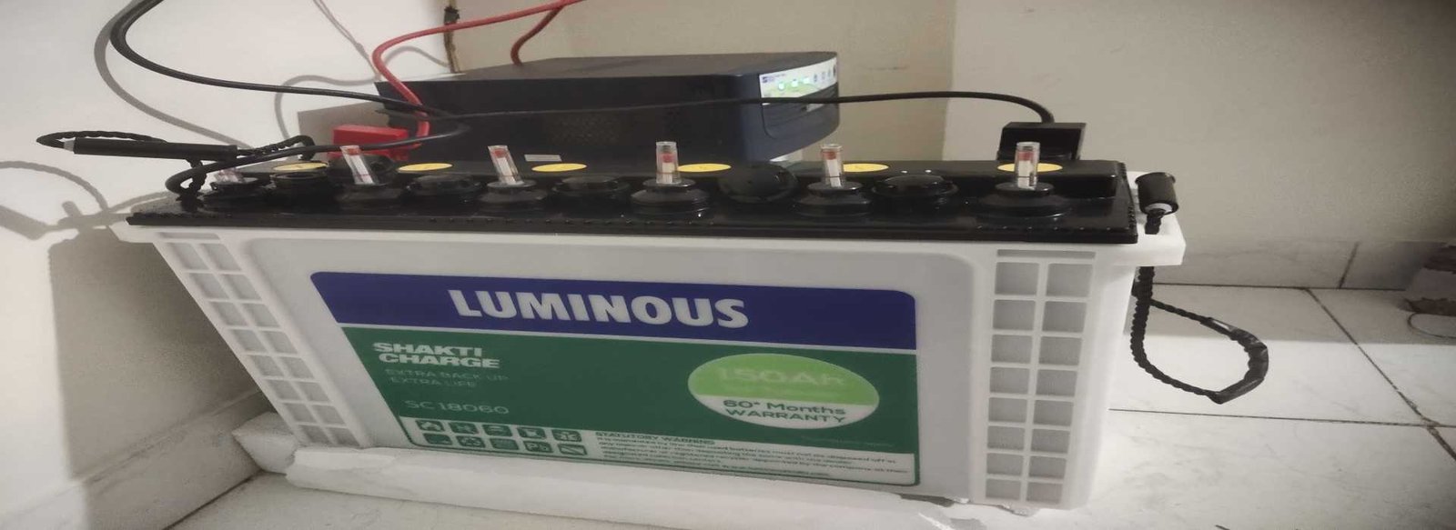 Luminous ups & luminous battery combo